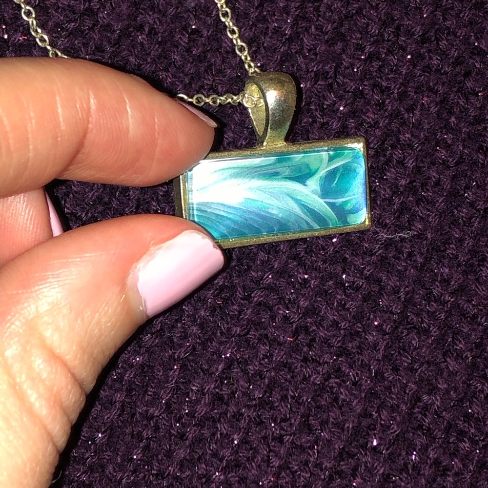 Blue Pendant Necklace